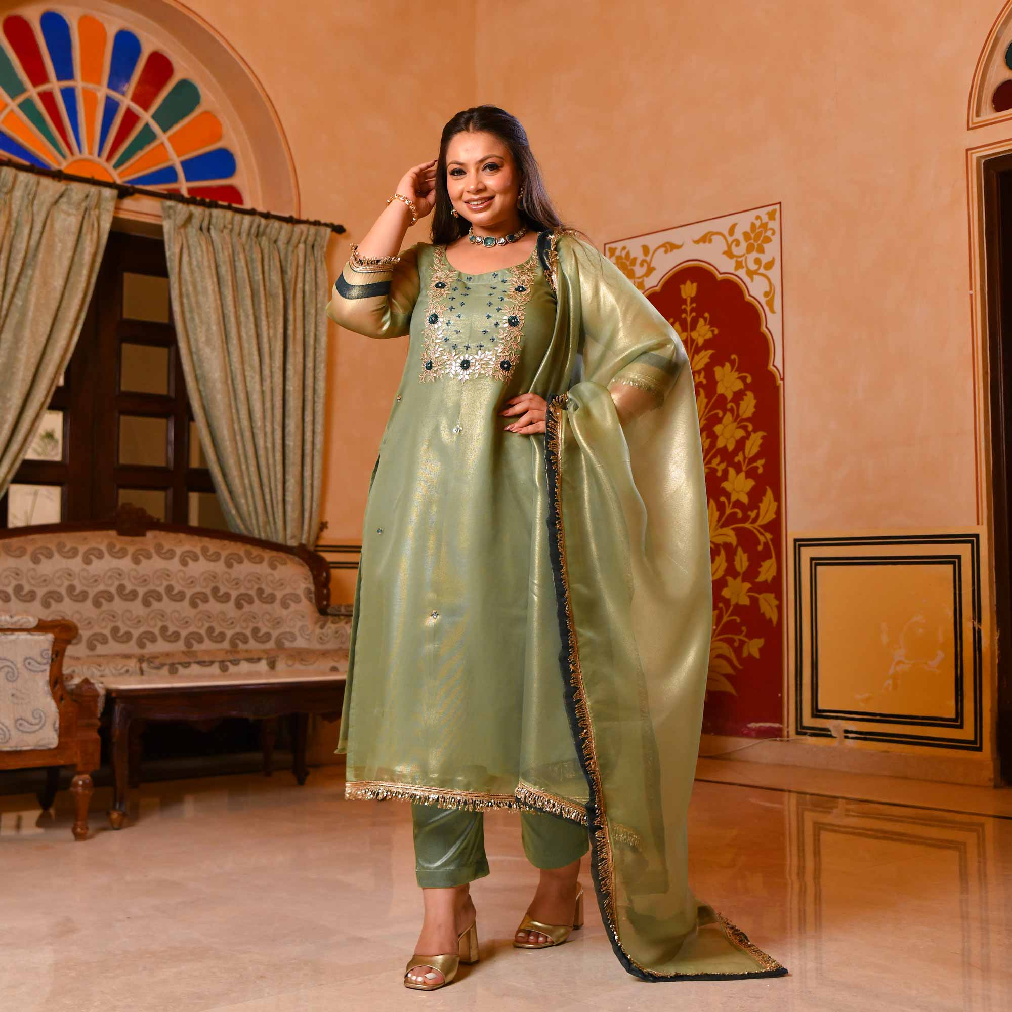 Gota patti salwar suit design best sale