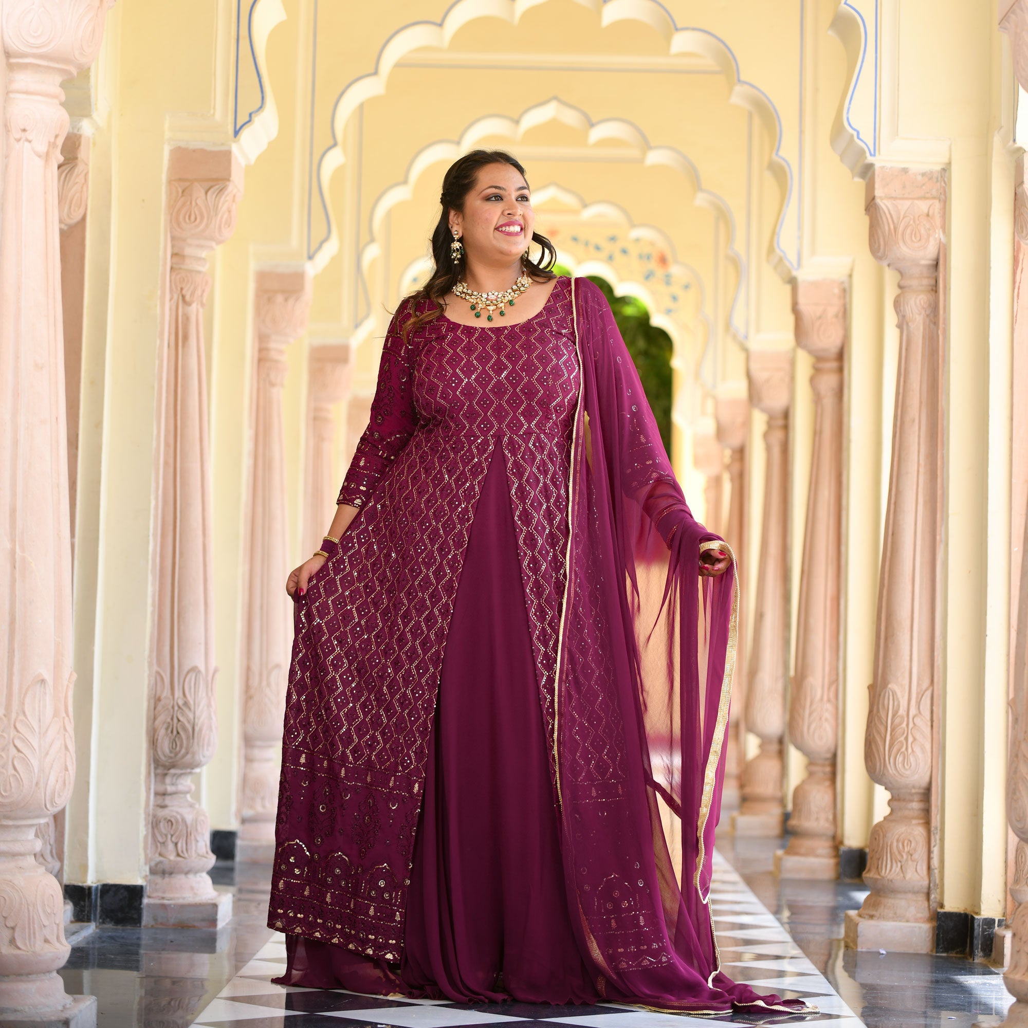 Anarkali dress 2025 plus size