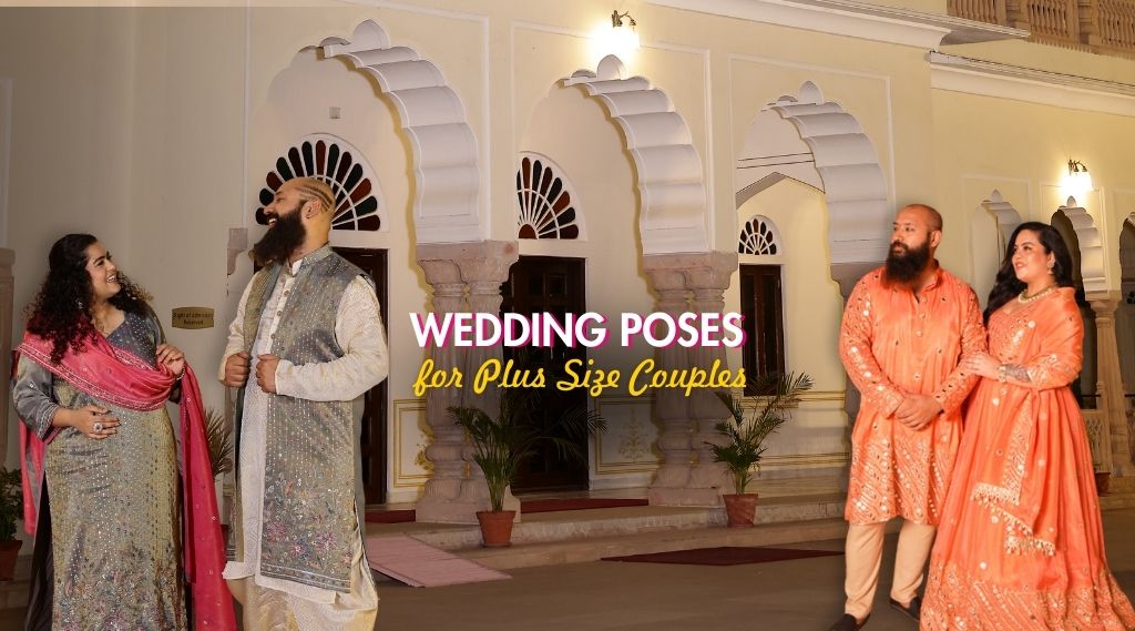 Wedding Poses Ideas for Plus-Size Couples