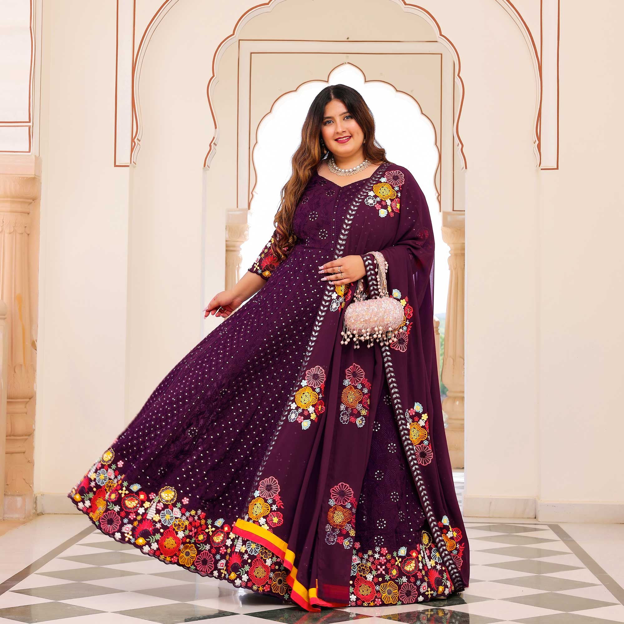 Elegant anarkalis hot sale