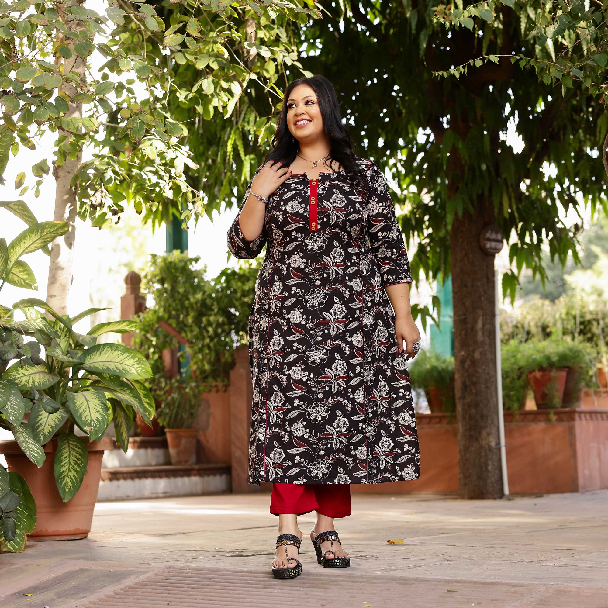 Ethnic dresses best sale for plus size