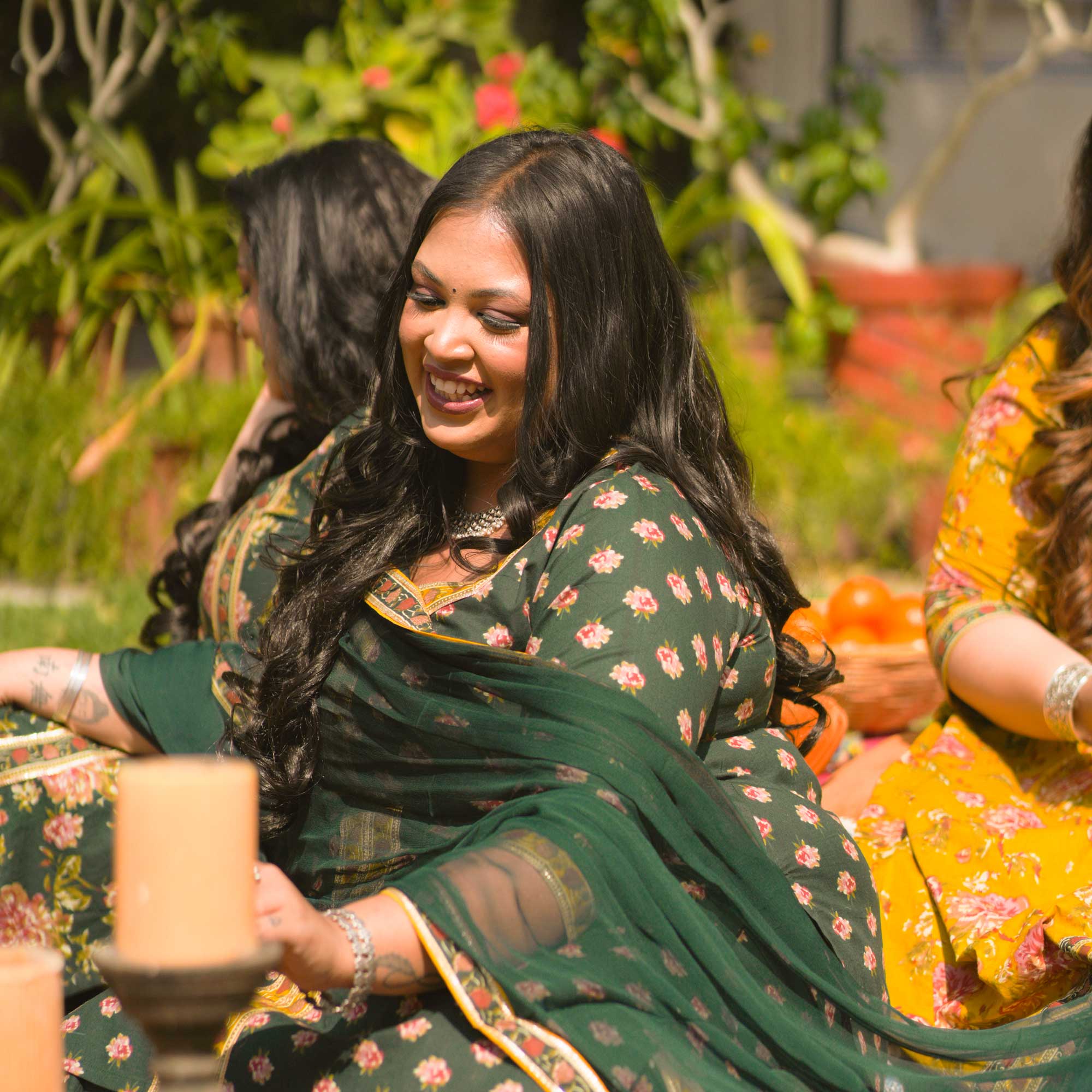 Exclusive latest design green silk organza women party wear salwar dress –  Threads