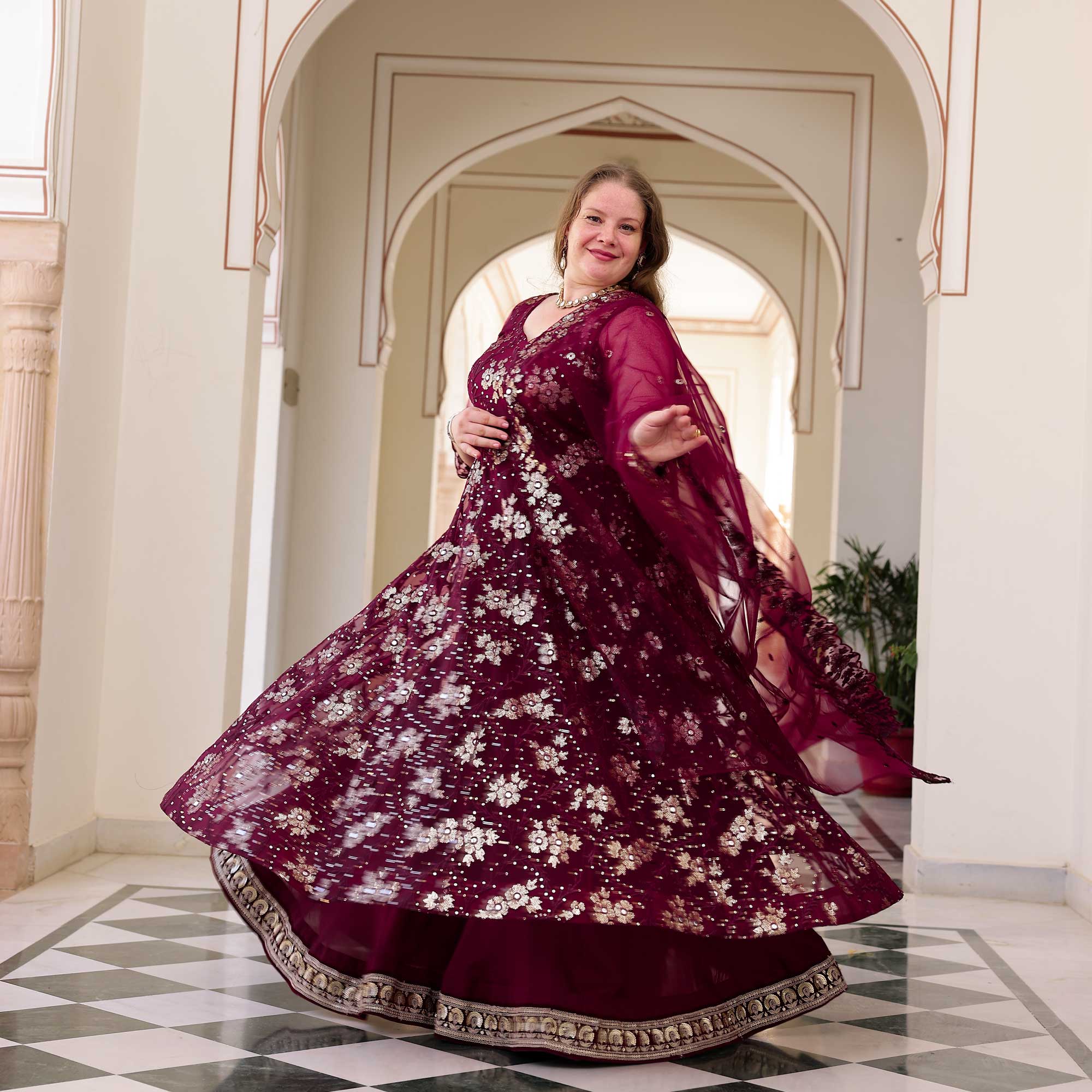 Red Traditional Wedding Handmade split Anarkali lehenga Indian Pakistani  Dress | eBay