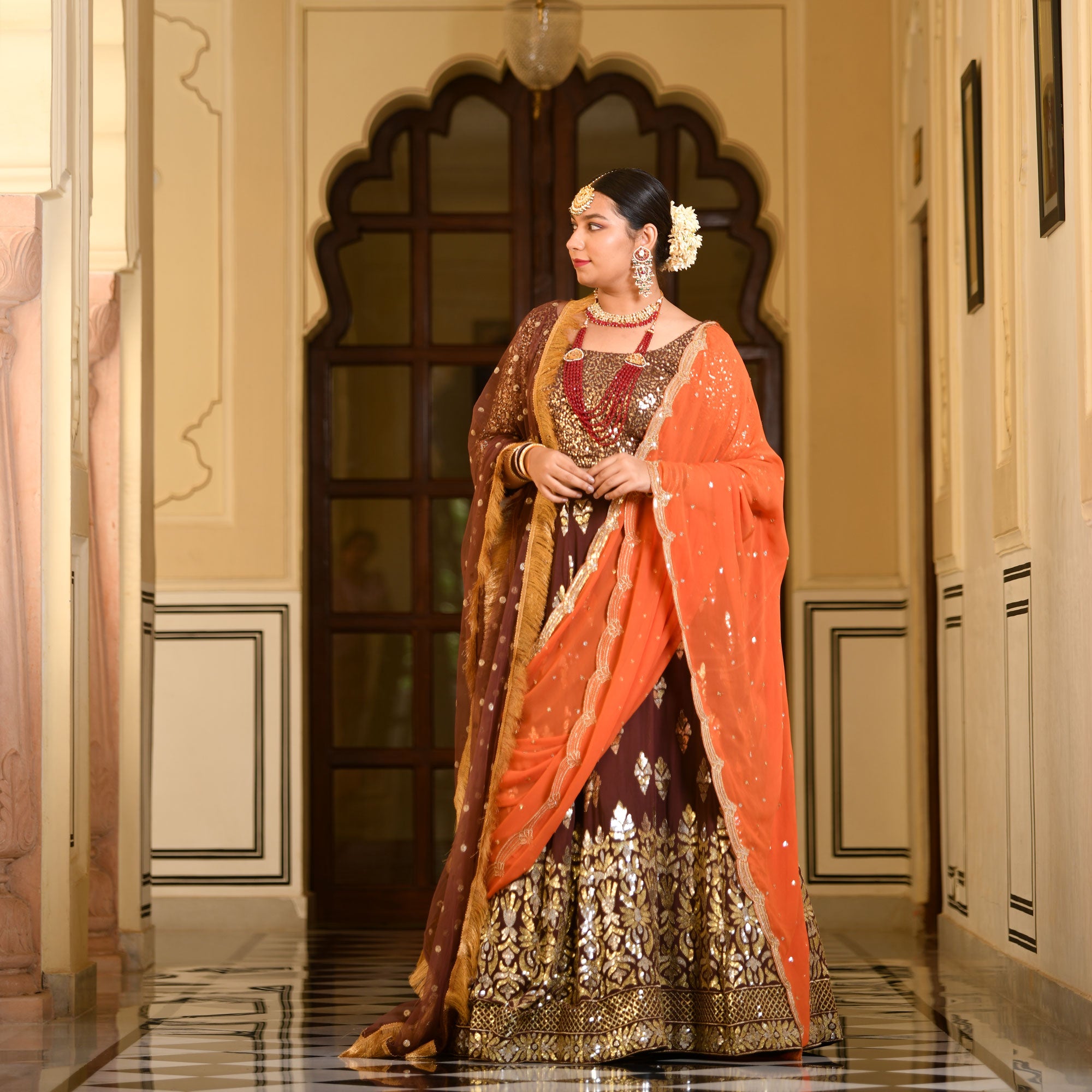 Adult Georgette NEW HEAVY DESIGNER BEAUTIFUL LEHENGA AND TOP, Size: XXL at  Rs 1599/piece in Surat