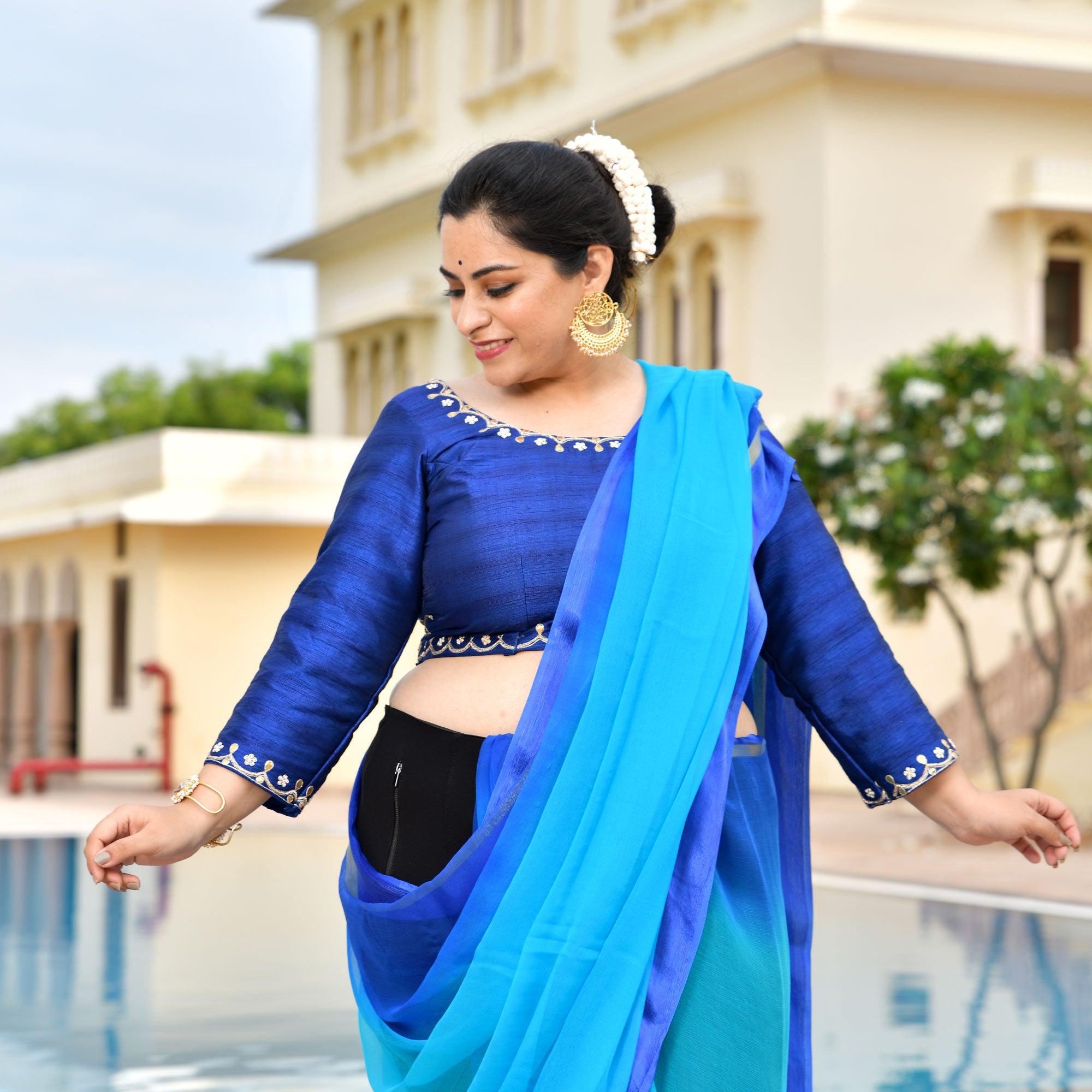 Saree blouses for on sale plus size ladies